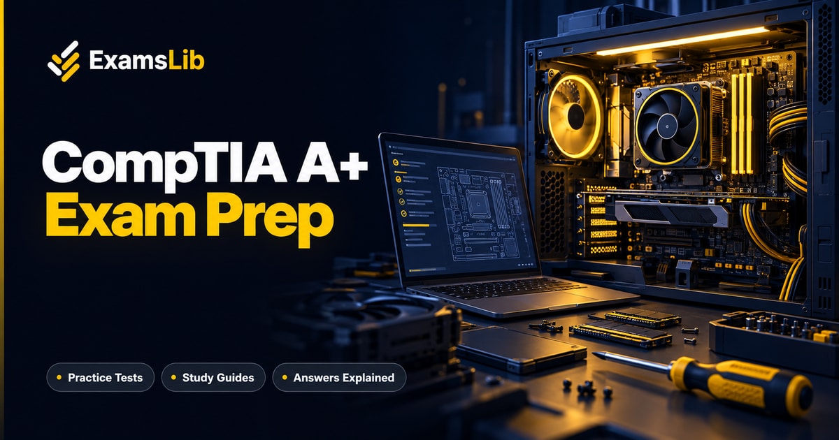 CompTIA A+ Exam original study illustration