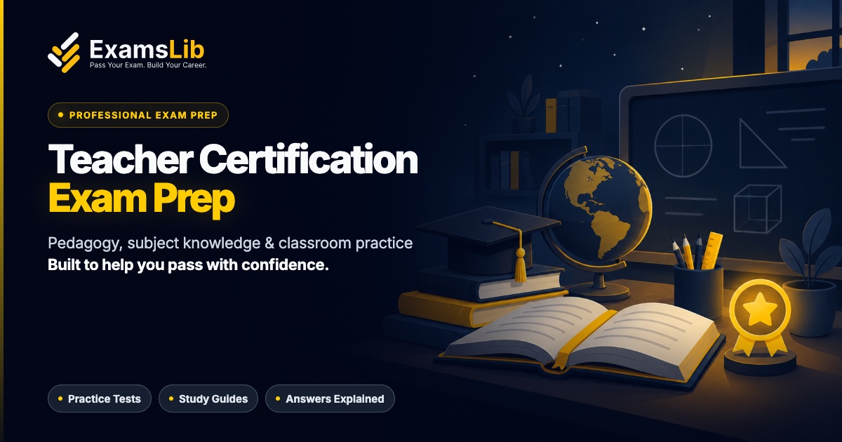 Teacher Certification Exam original study illustration