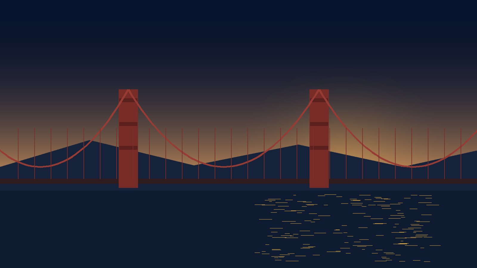 California skyline