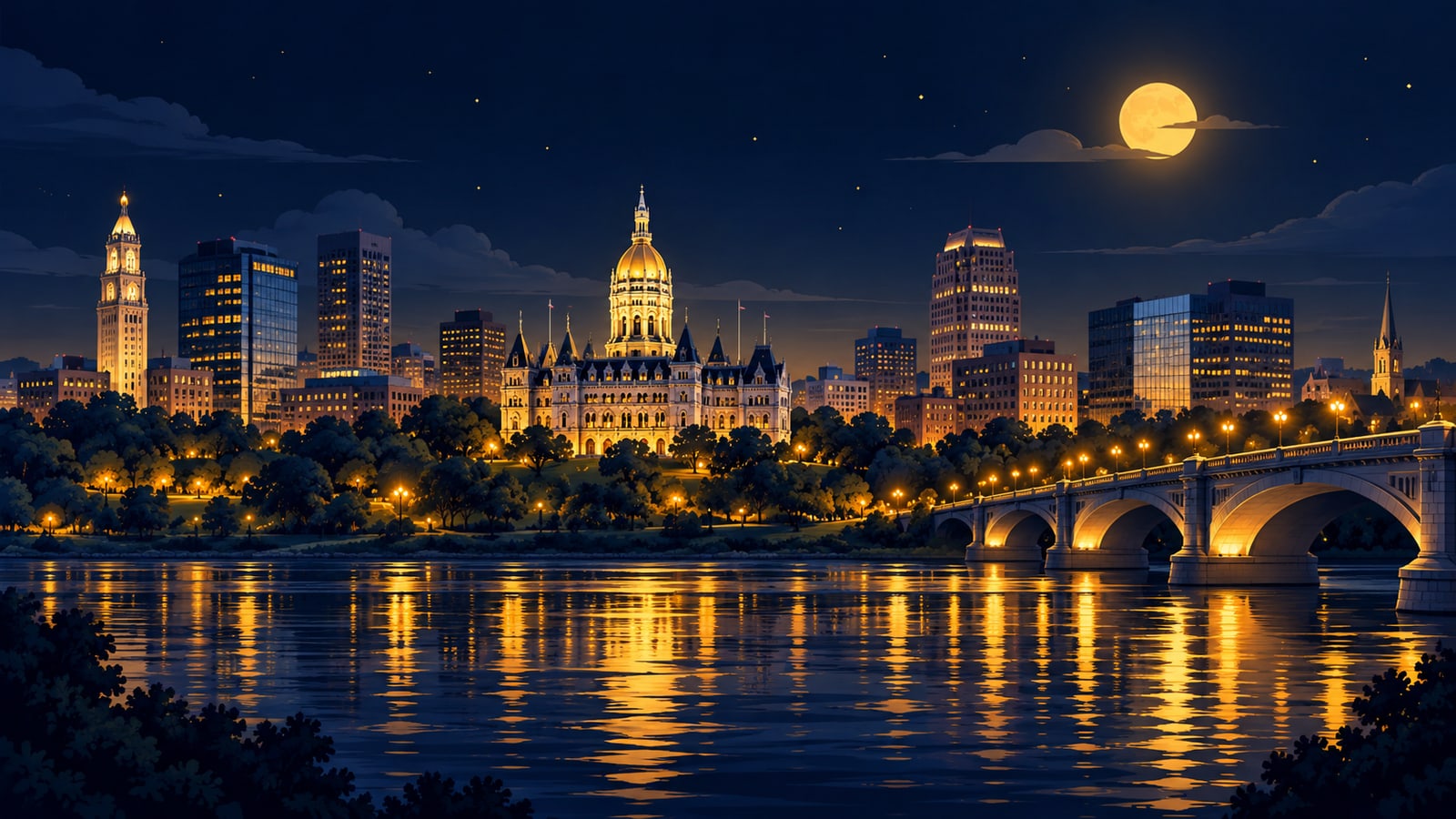 Connecticut skyline