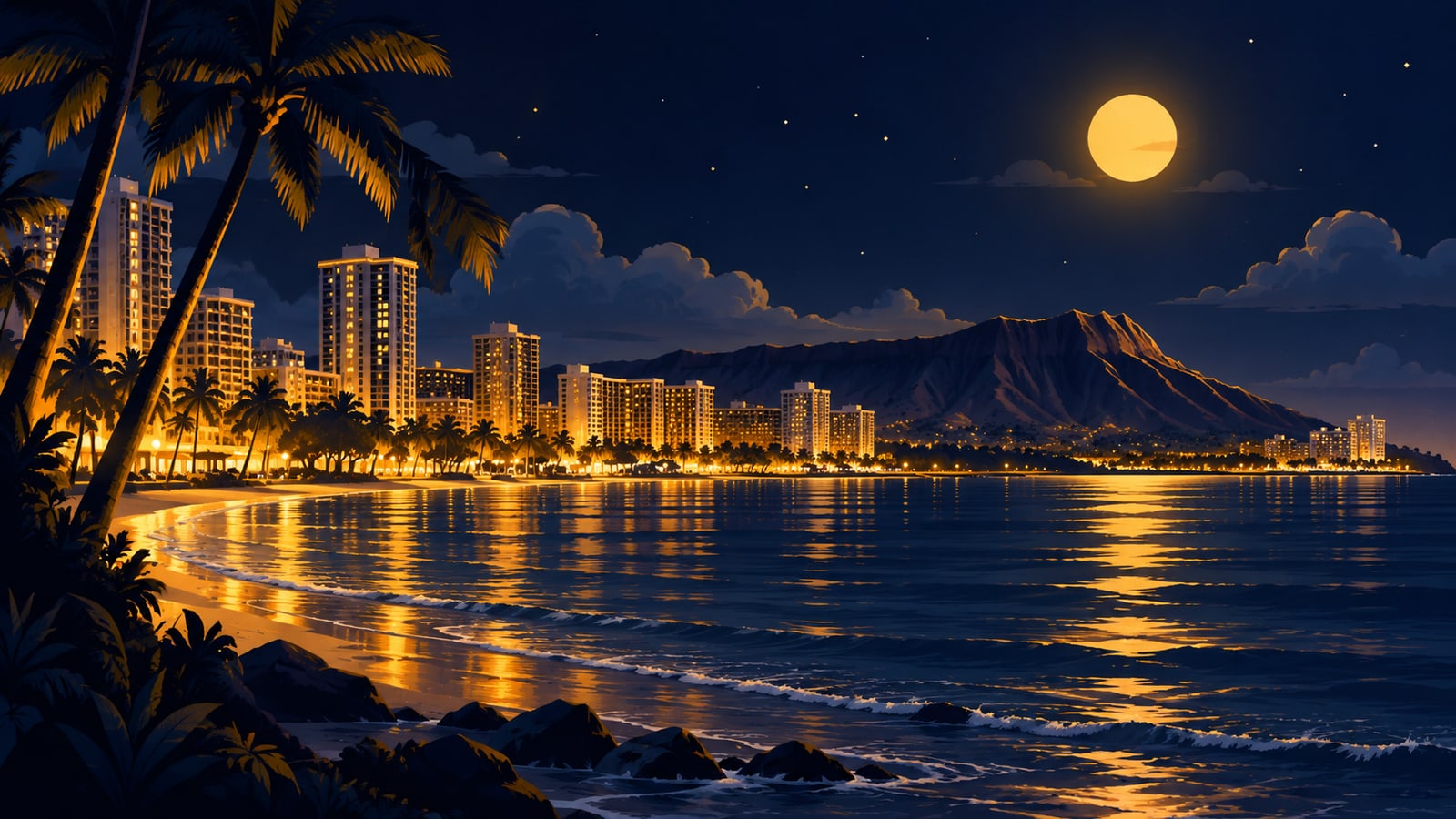 Hawaii skyline