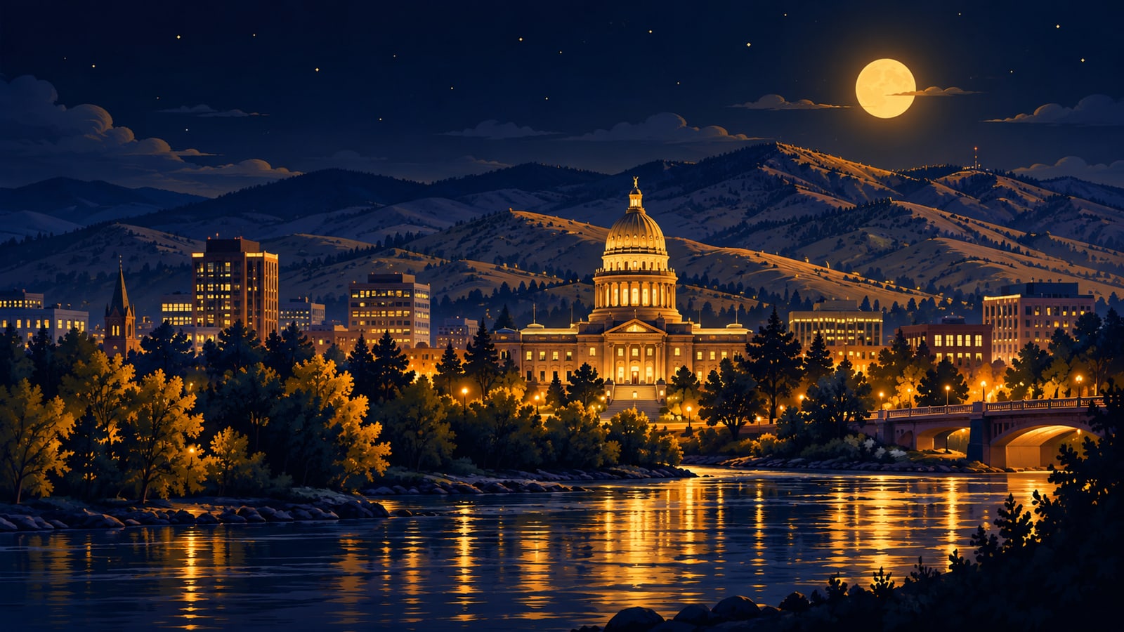 Idaho skyline