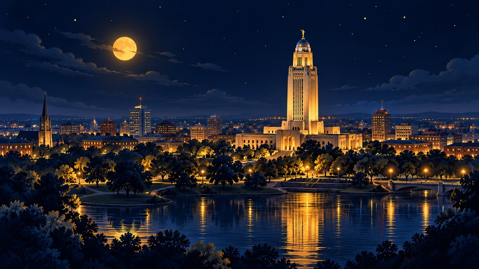 Nebraska skyline