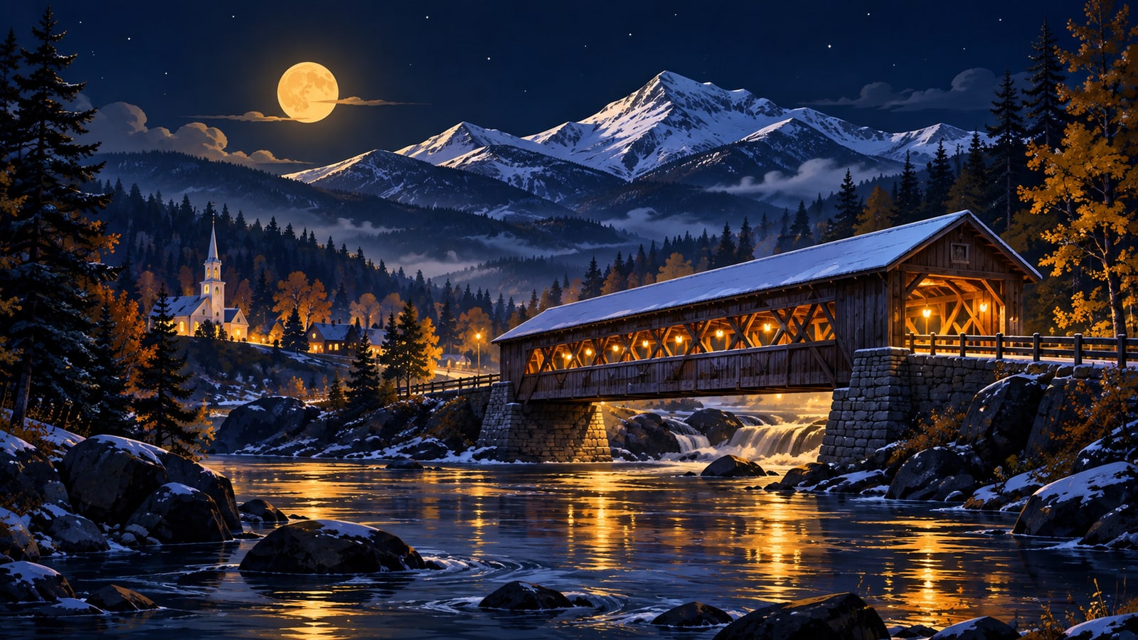 New Hampshire skyline
