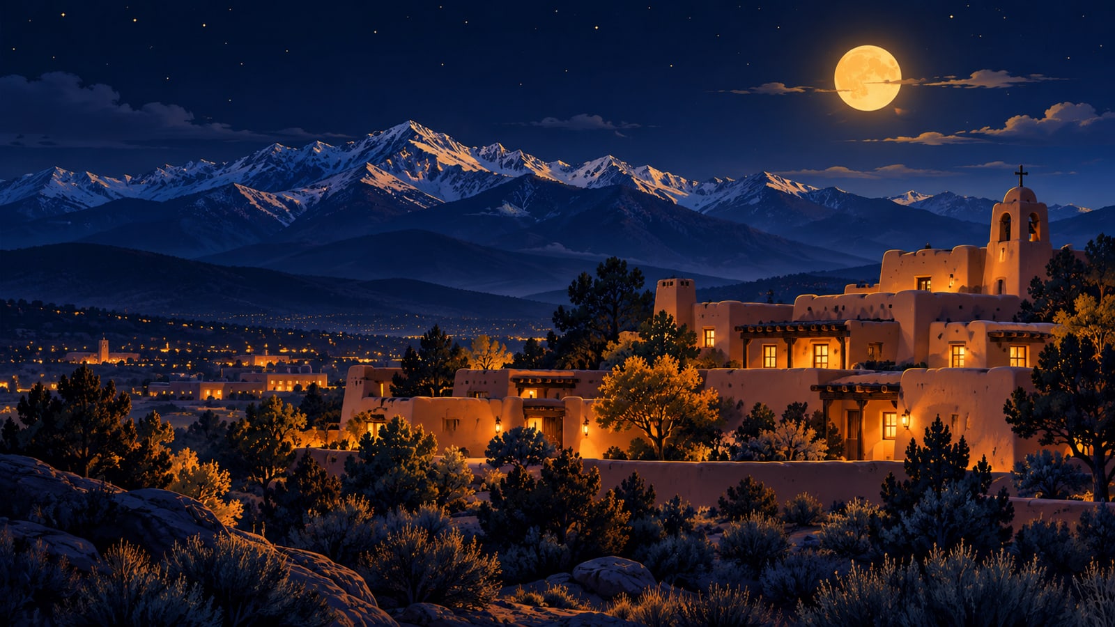 New Mexico skyline