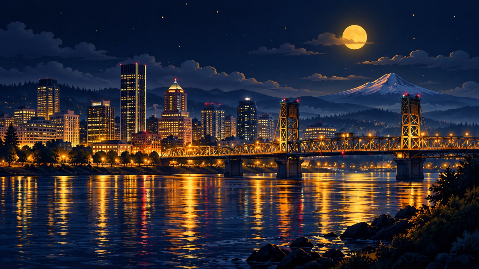 Oregon skyline