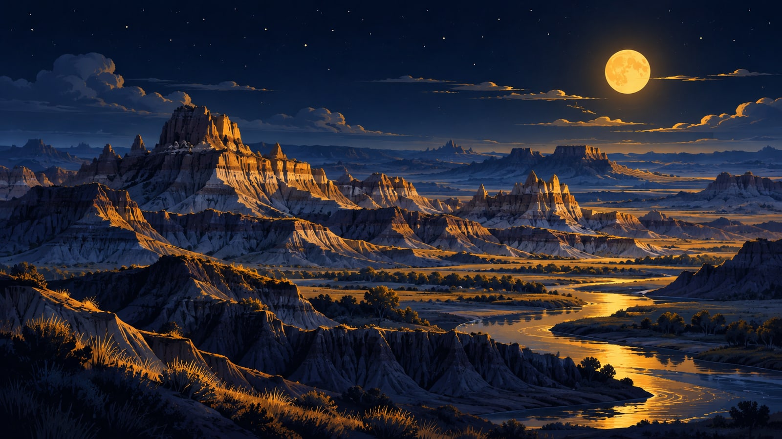 South Dakota skyline