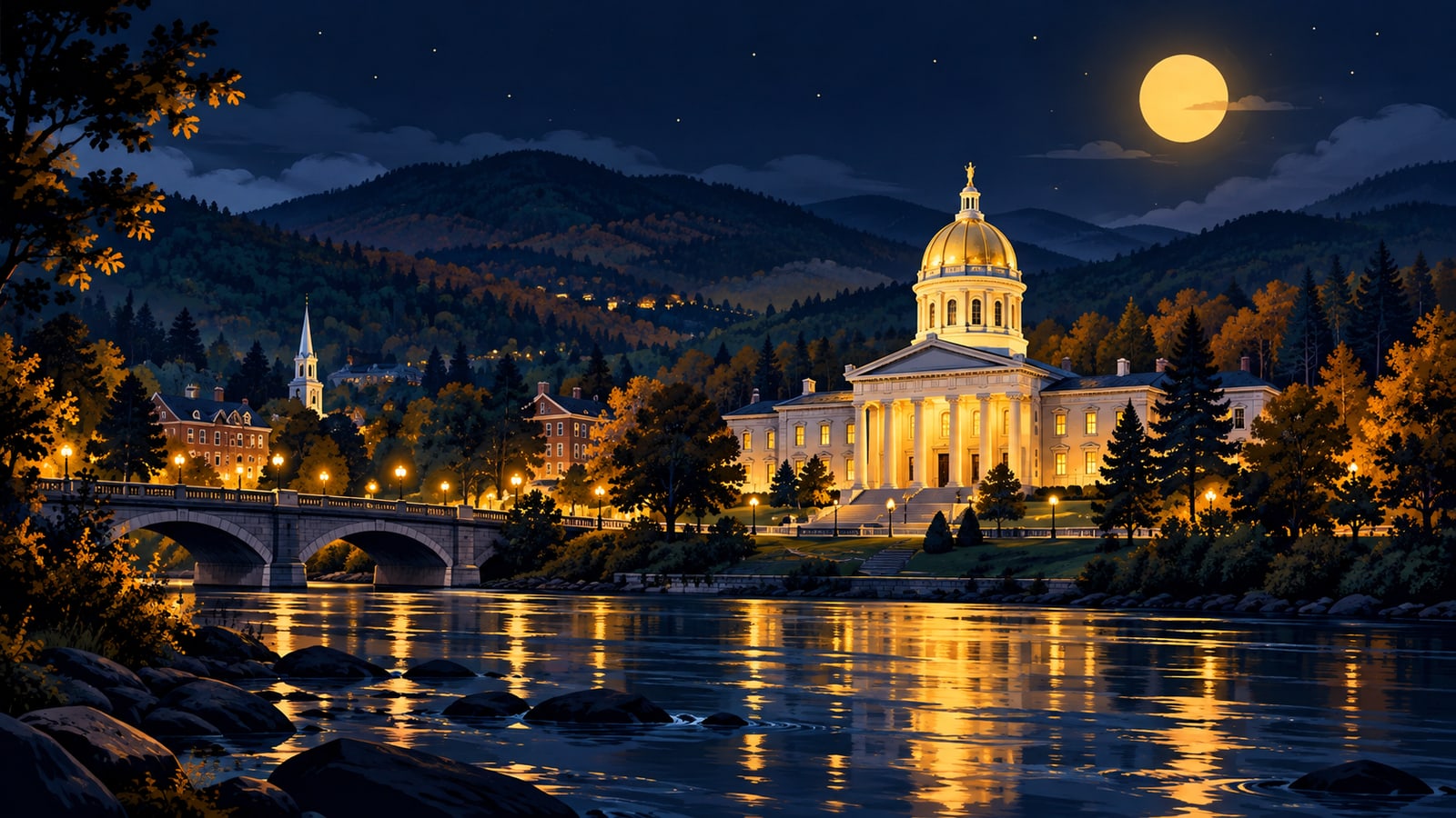 Vermont skyline